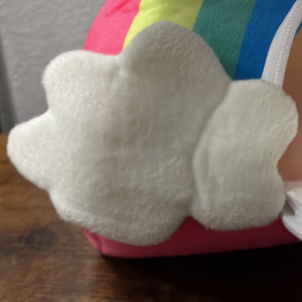 Pixie Crush Pink Rainbow Plush Bag/ Snug a babies - Picture 7 of 10